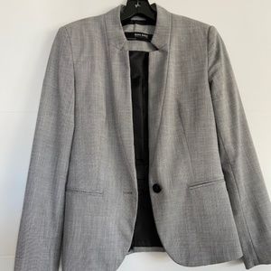 Zara Basic Heather Gray Blazer Tailored Size 4